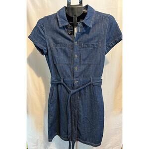 J.Crew Denim Utility Dress Womens Size 2